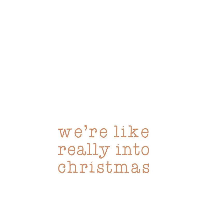 «Really Into Christmas» par Orara Studio - impression d'art textuel, Toile tendue, Pas de tapis, H 26 po x l 18 po x 1,5 po