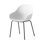 Academy Armchair with Metal Frame and Plastic Seat