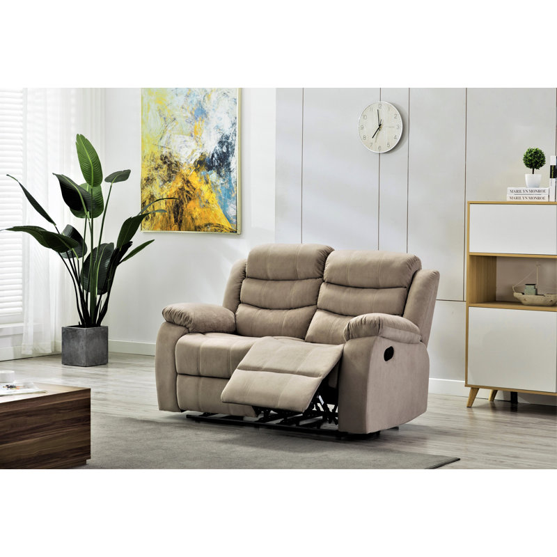 Fauteuil inclinable manuel Manzano, Brun clair Lenox