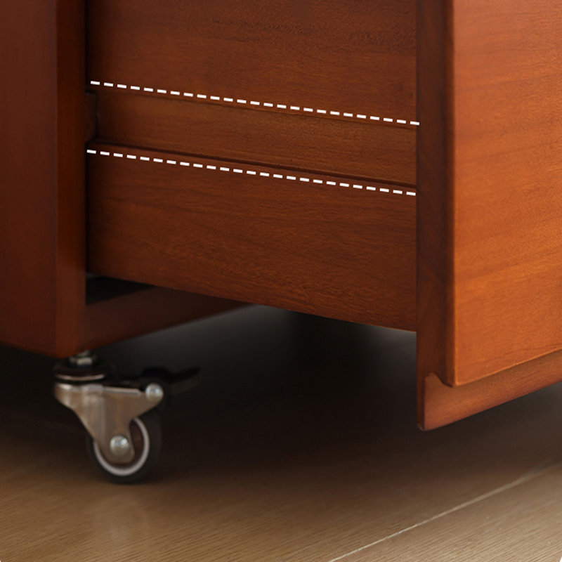 Coat Rack Swivel Wheels Large Capacity Drawer