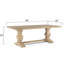 San Rafael Solid Wood Dining Table-301038640