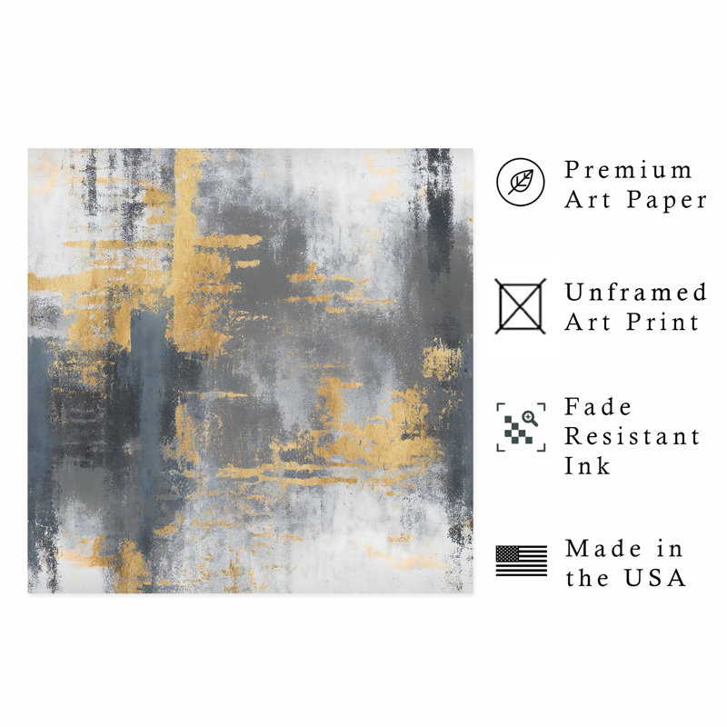 Abstract Celestial Dream Cascade Transitional Unframed Art Print, 10" H x 10" W