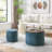 Versatile Chenille Storage Ottoman With Stylish Design And Practical Functionality-1441780005