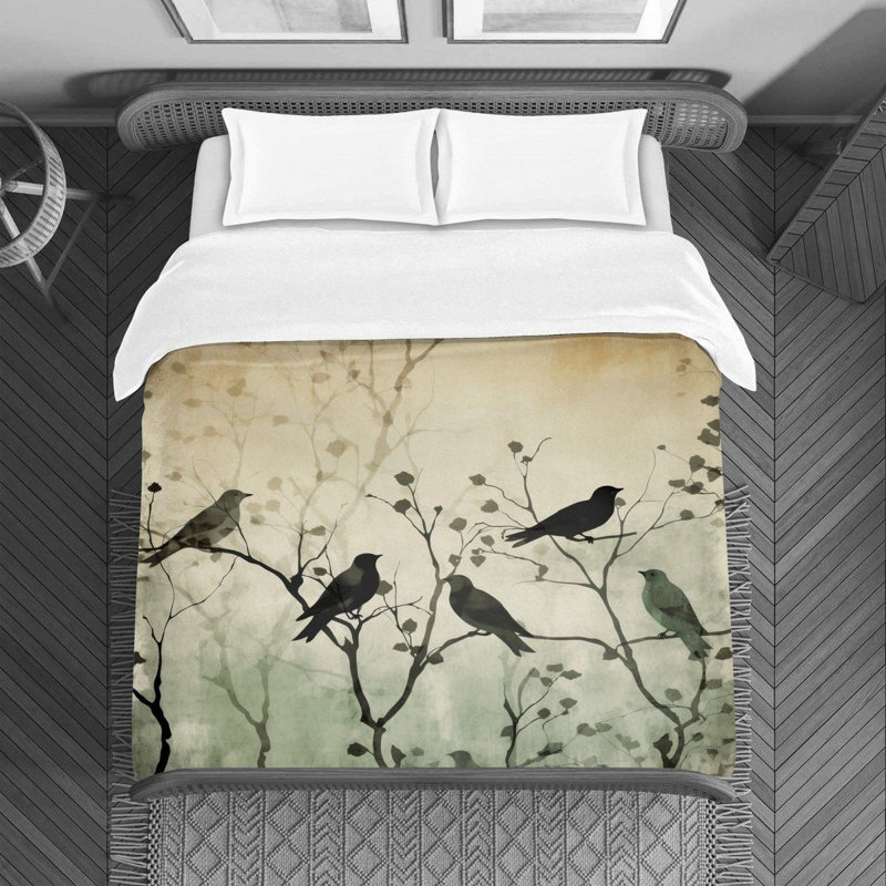 Tree Bird Marshanna Duvet Cover, Twin Duvet Cover
