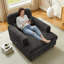 Chaise longue d'intérieur rembourrée 36 po-904714860