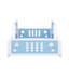 Lit plateforme double avec roulettes-1588079645