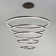 Konstadinos 5 - Light Unique Tiered LED Chandelier