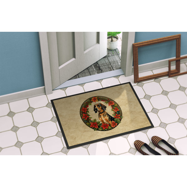The Holiday Aisle® Jermicheal Non-Slip Christmas Outdoor Doormat | Wayfair