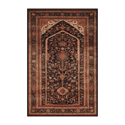 Tapis brun lavable à la machine