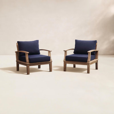 Marina Teak Patio Lounge Chair
