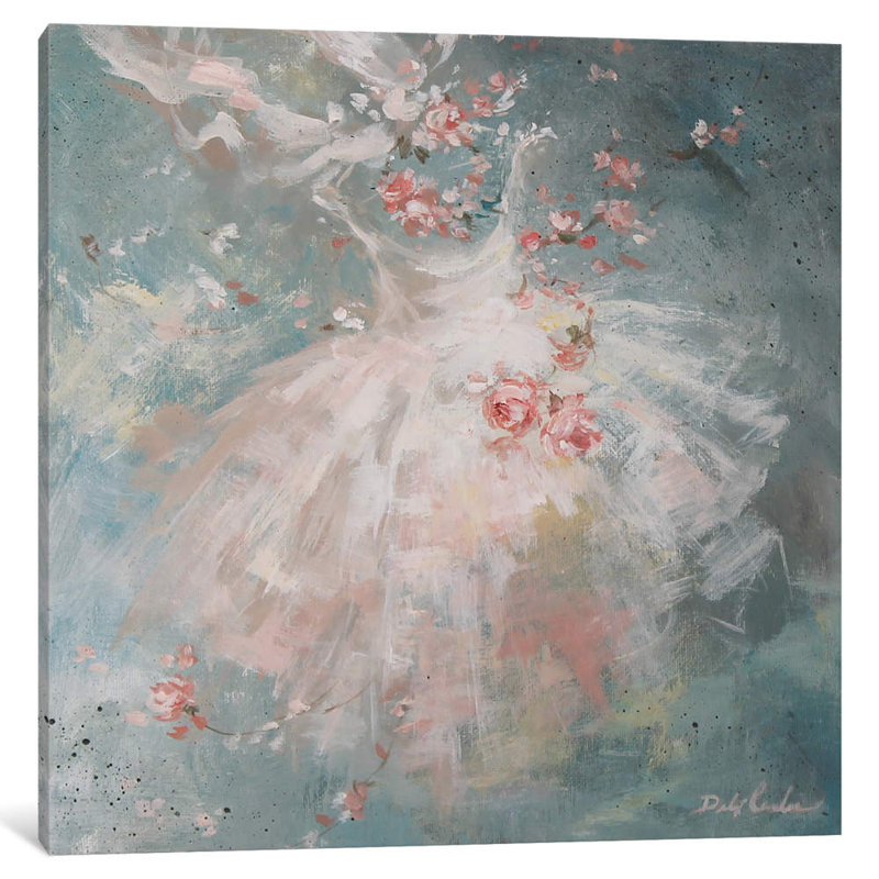 Whisper I by Debi Coules - Print on Canvas, 45.72 cm H x 45.72 cm W x 1.91 cm D, No Frame