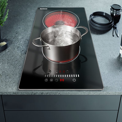 Plaque de cuisson électrique Karinear 12 "avec 2 éléments sans prise