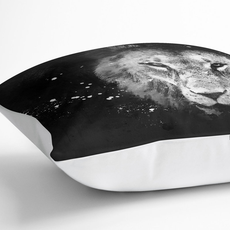 Square Cushion, White, 55cm H x 55cm W x 20cm D