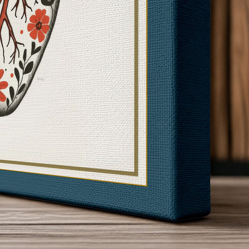 Print, 36x24 - 91.4 x 61.0 cm, Teal Border
