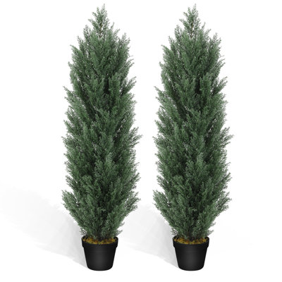 Faux Cedar Plant in Pot
