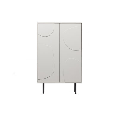 Valdis Solid Wood Rectangle Accent Cabinet