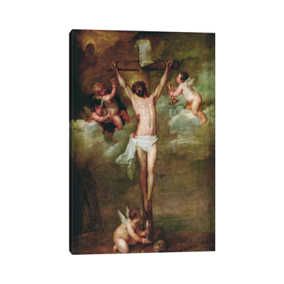 Christ Attended By Angels Holding Chalices by Peter Paul Rubens - Wrapped Canvas Print