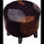 Brown/Black Floral Polyester