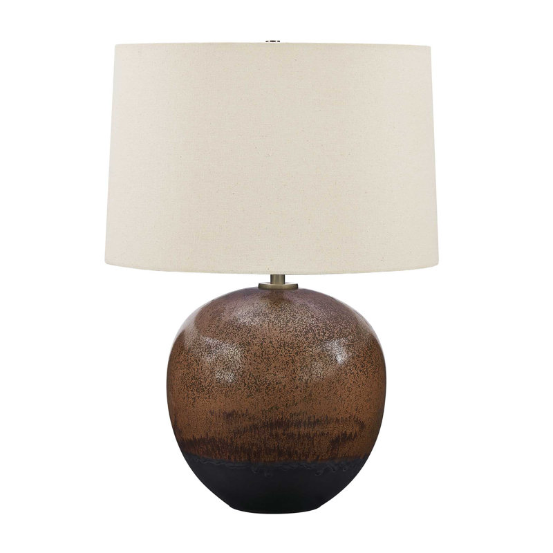 Uttermost Brownell Rust Brown Table Lamp