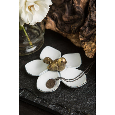 Metal Trinket Dish + Figurine Included