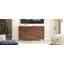 Buffet 47,2 "avec texture de grain ovale et style maison de campagne