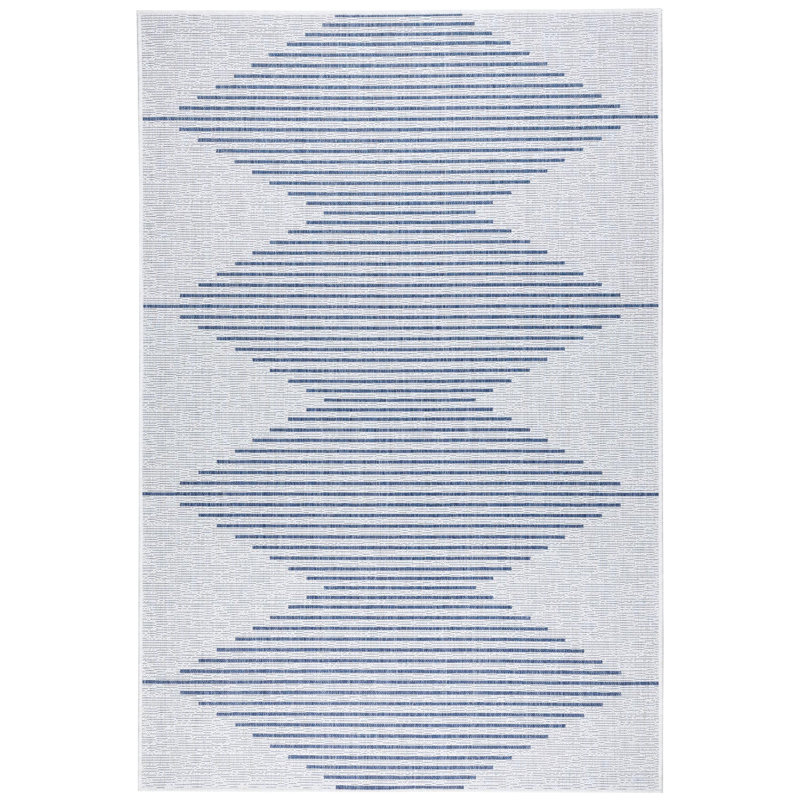 Rimondi Machine Made Indoor / Outdoor Area Rug, Rectangle 2'7.5" x 4'11.1"