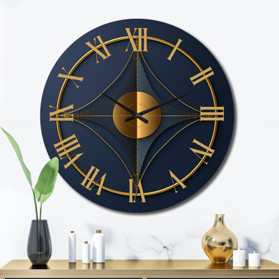 Horloge murale en métal