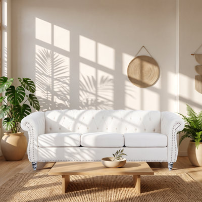 Upholstered 84.65 " Sofa