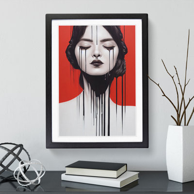 Painted Woman No.1 Abstract - Wall Art