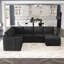 Ensemble de canapé modulaire en L avec grand espace de rangement-330240920