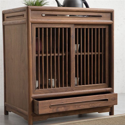 Modern minimalist sideboard with tea storage