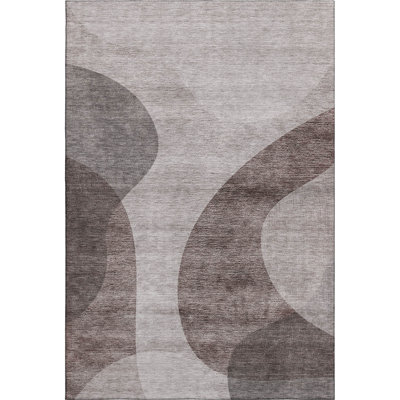 Premium Machine Washable Arnette Mocha Rug
