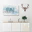 Grazing Stag - Wrapped Canvas-56641882