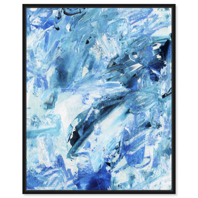 Impasto Blues Canvas by Art Remedy