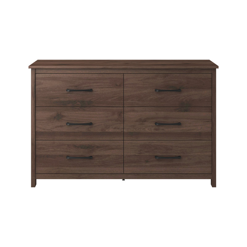Commode 6 tiroirs Allysyn, Noyer royal