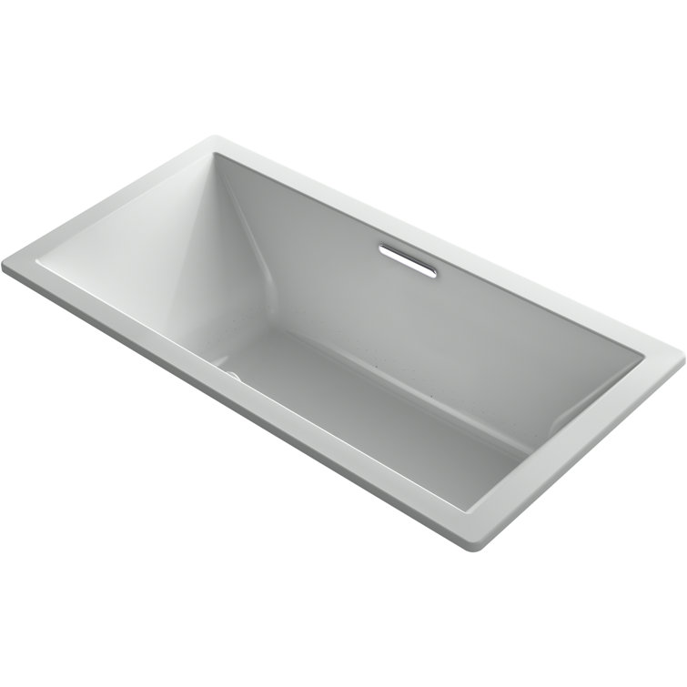 Underscore Rectangle 72" x 36" Heated Bubblemassage Air Bath with Centre Drain