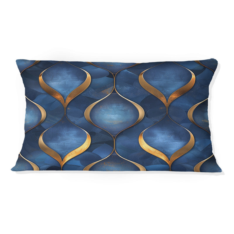 Coussin lombaire bleu Ogee Patten III