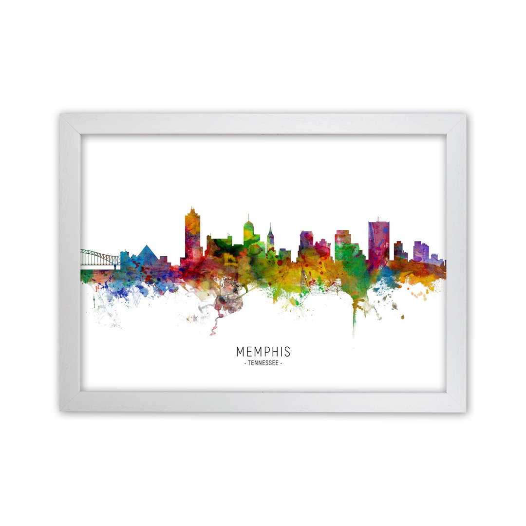 Memphis Tennessee Skyline by Michael Tompsett - Print