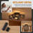 20-Inch Square Matte Black Recessed Ceiling Fan With Remote Control, Suitable For Bedrooms Or Living Rooms. Bulb Sold Separately.