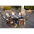 Pomos 8 - Person Wicker Patio Dining Set with Round Table , Cushions Included