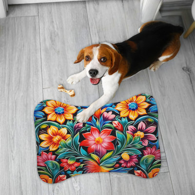 Tapis mexicain en forme d'os 1 pièce