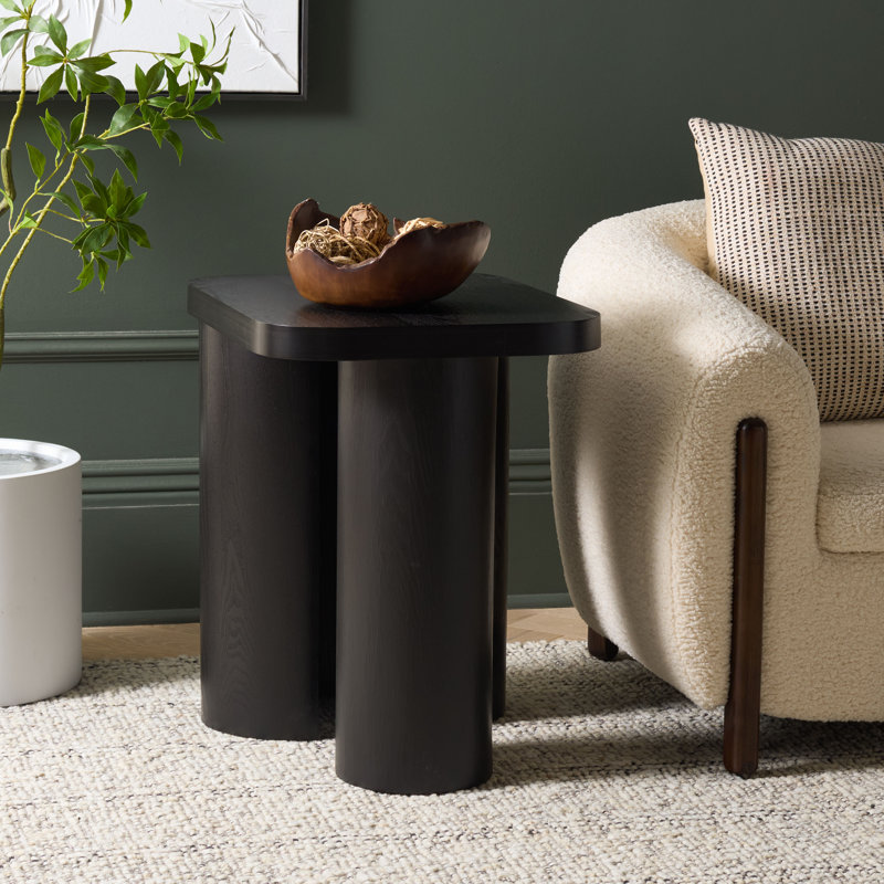 Table de bout Ahani, Noir