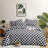 Grid Comforter Set Plaid Bedding Set 1 Checkered Comforter with Pillowcases-114984130-114984131