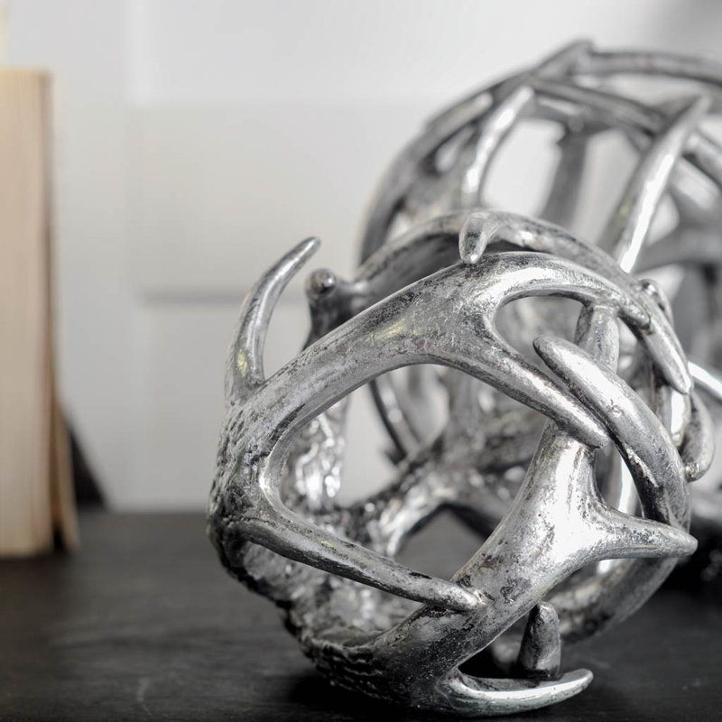 Sculpture Chattahoochee, Argent, H 5 po x l 5 po x P 5 po