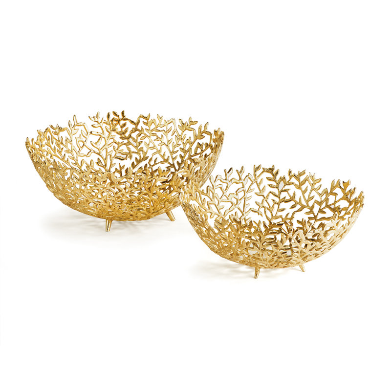 Aluminum Decorative Bowl Set