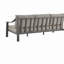Canapé d'extérieur en aluminium brun Umbriax