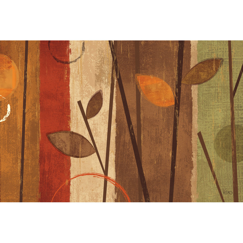 «Modern Forest Natural» sur toile par Véronique Charron, H 8 po x l 12 po