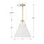 Kinston 3 - Light Cone Pendant-1713973300-1713973261