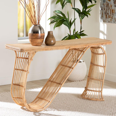 Console bali & pari Araceli Rattan S-Curve