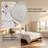 Reversible Grey Botanical Full Quilt Set, Elegant Leaf Pattern Bedspread Coverlet-132812631